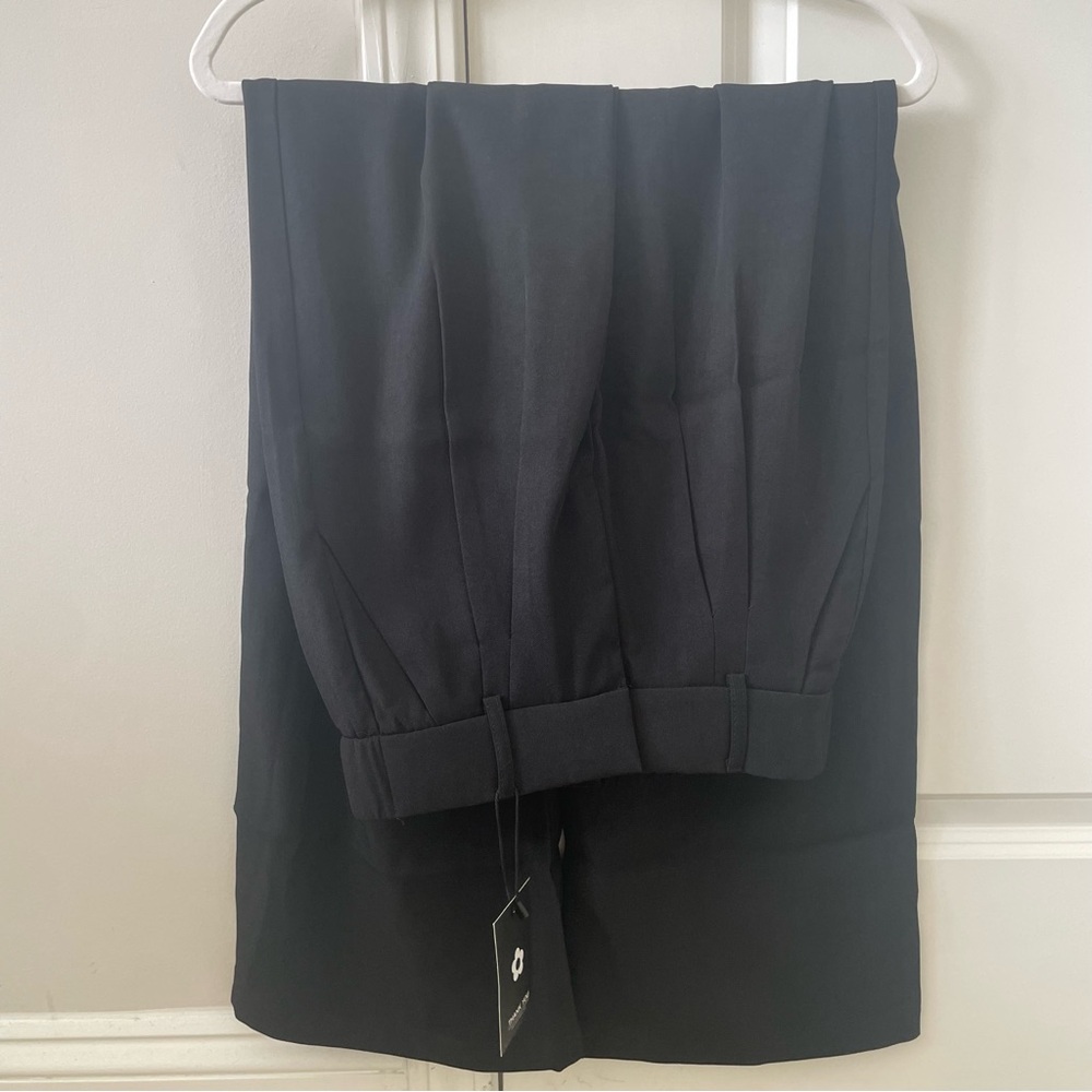 Daisy Grace Wide-Leg Pants - Small - Black
